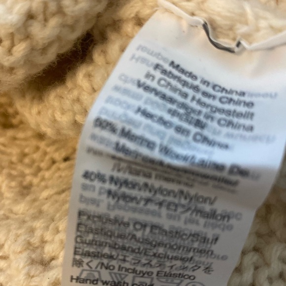 J Crew Knit Fisherman Wool Blend Sweater With Sequins - Picture 11 of 11